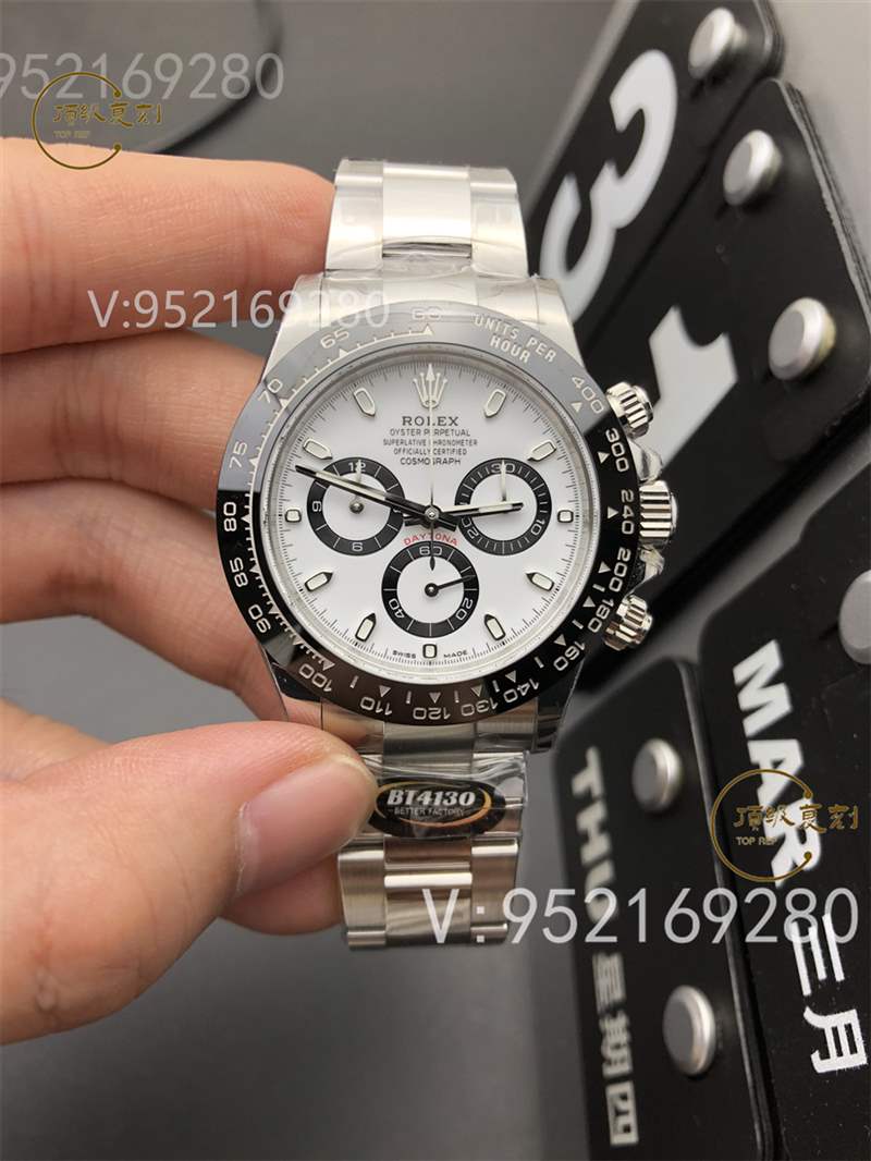 BT(Better)廠勞力士4130機(jī)芯迪通拿復(fù)刻表評測-復(fù)刻迪通拿天花板-復(fù)刻表