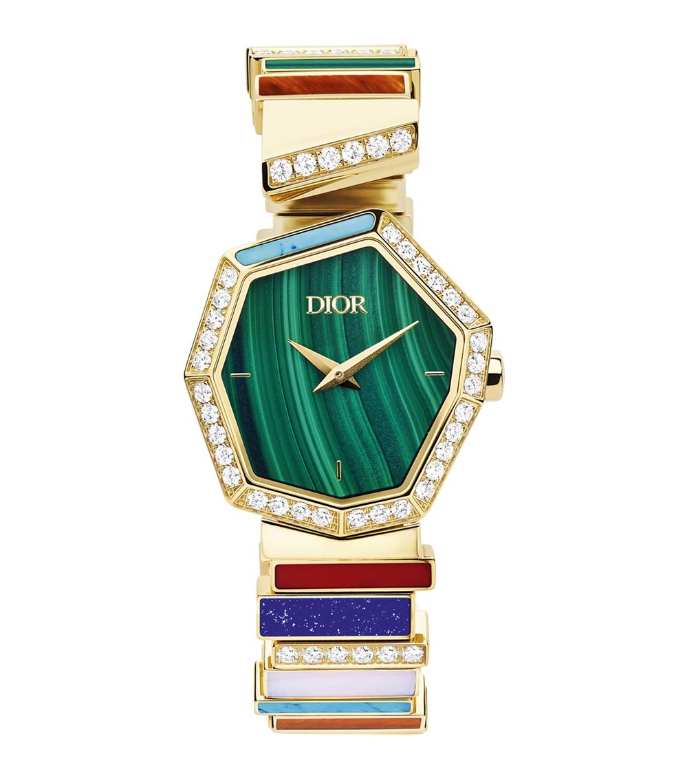 鑲上綠松石、孔雀石等天然寶石手表是獨(dú)一無(wú)二的收藏品-復(fù)刻表