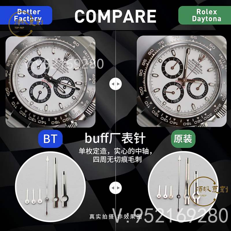 BT廠勞力士4130機(jī)芯迪通拿對(duì)比正品怎么樣,還值得買嗎-復(fù)刻表