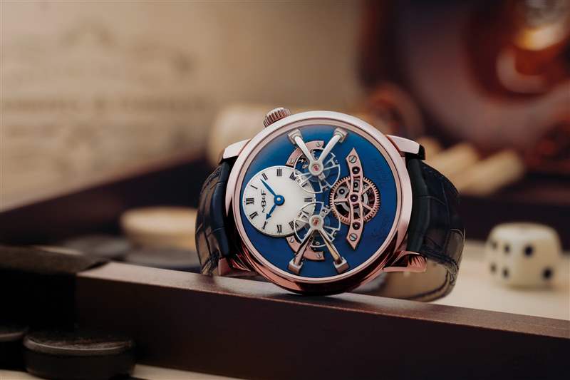 MB&F Legacy Machine No.2紅金藍(lán)腕表-復(fù)刻表