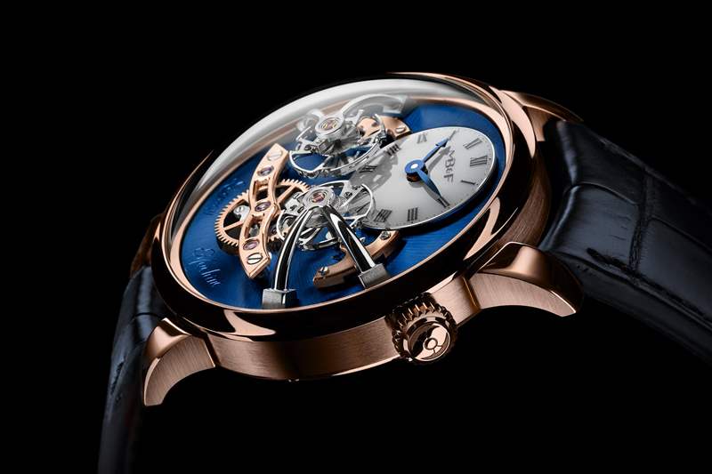 MB&F Legacy Machine No.2紅金藍(lán)腕表-復(fù)刻表
