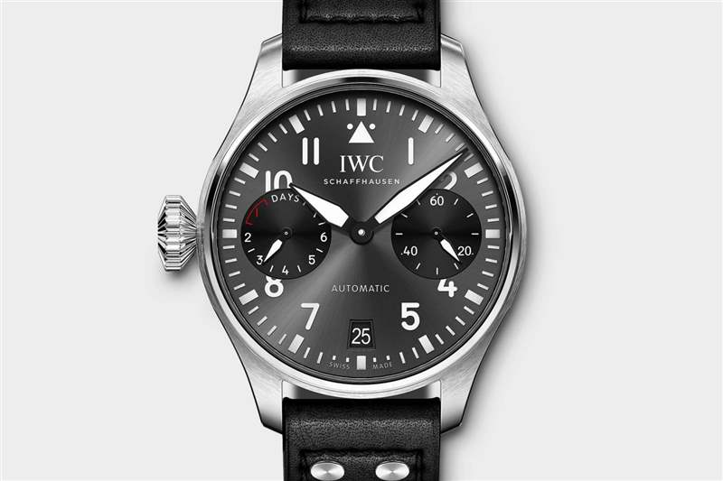 介紹:IWC Big Pilot 左撇子腕表IW501012-復(fù)刻表