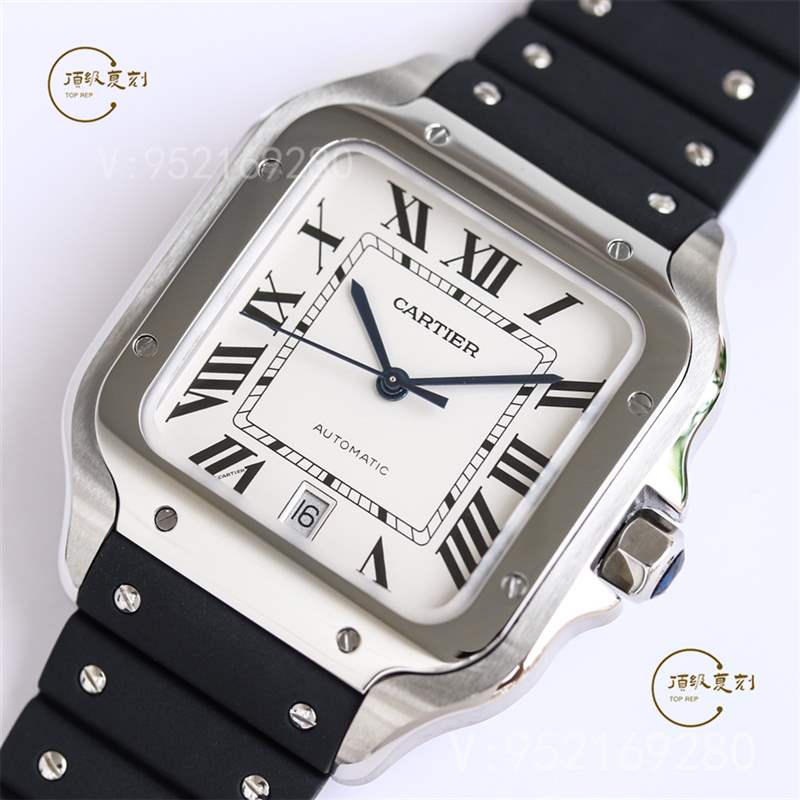 GF廠推出氟膠帶款式山度士復刻表,gf廠卡地亞山度士有哪些款式-復刻表