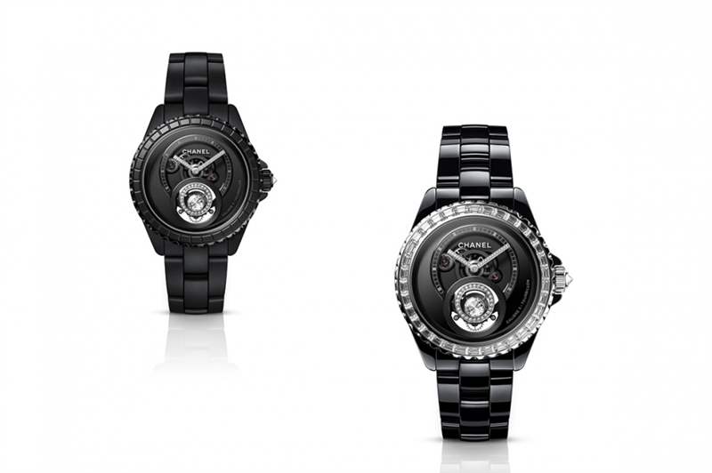 香奈兒Chanel 2022新表面世J12 Diamond Tourbillon陀飛輪機(jī)芯再創(chuàng)巔峰-復(fù)刻表