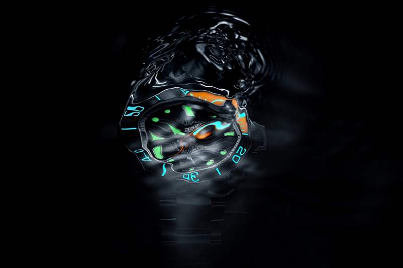 泰格豪雅2022潛水表面世Aquaracer Professional 1000 Superdiver-復(fù)刻表