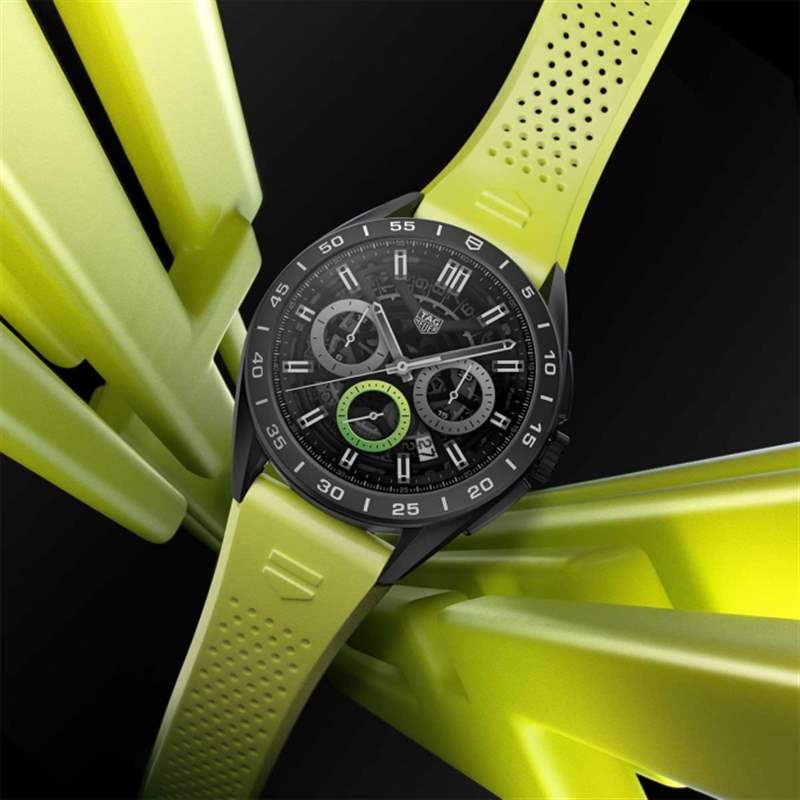 泰格豪雅Connected Calibre E4同時帶來42mm與45mm全新設(shè)計(jì)細(xì)節(jié)更多-復(fù)刻表