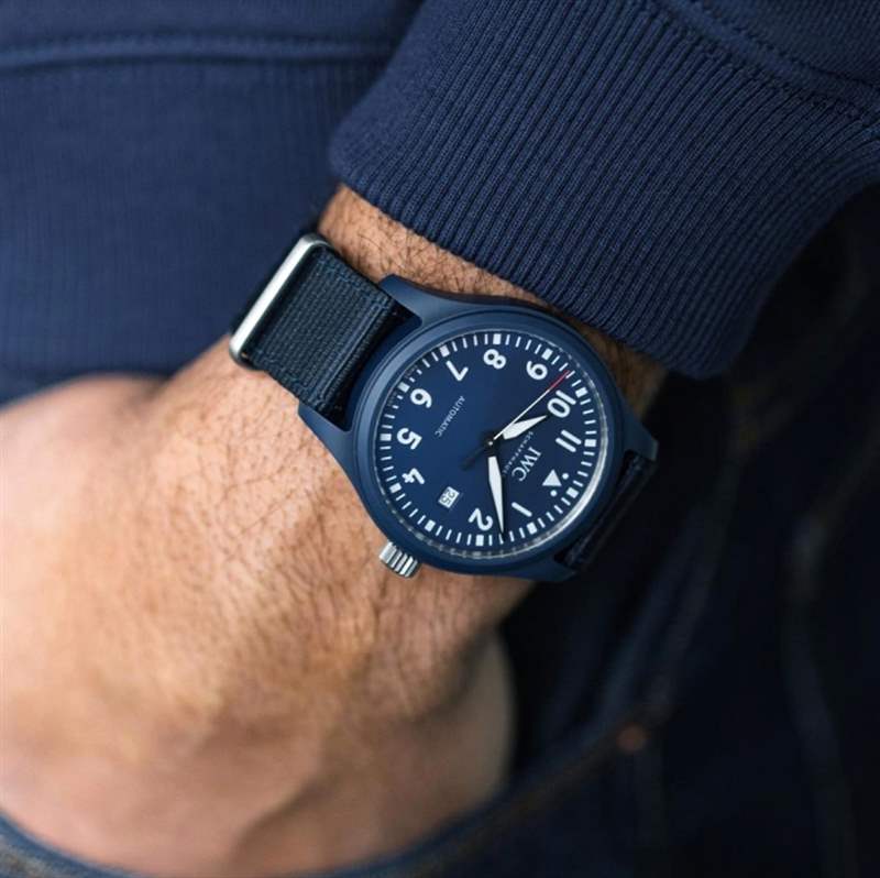 IWC萬國飛行表馬克十八勞倫斯體育公益基金 2021｜藍陶瓷表殼首次上陣-復刻表