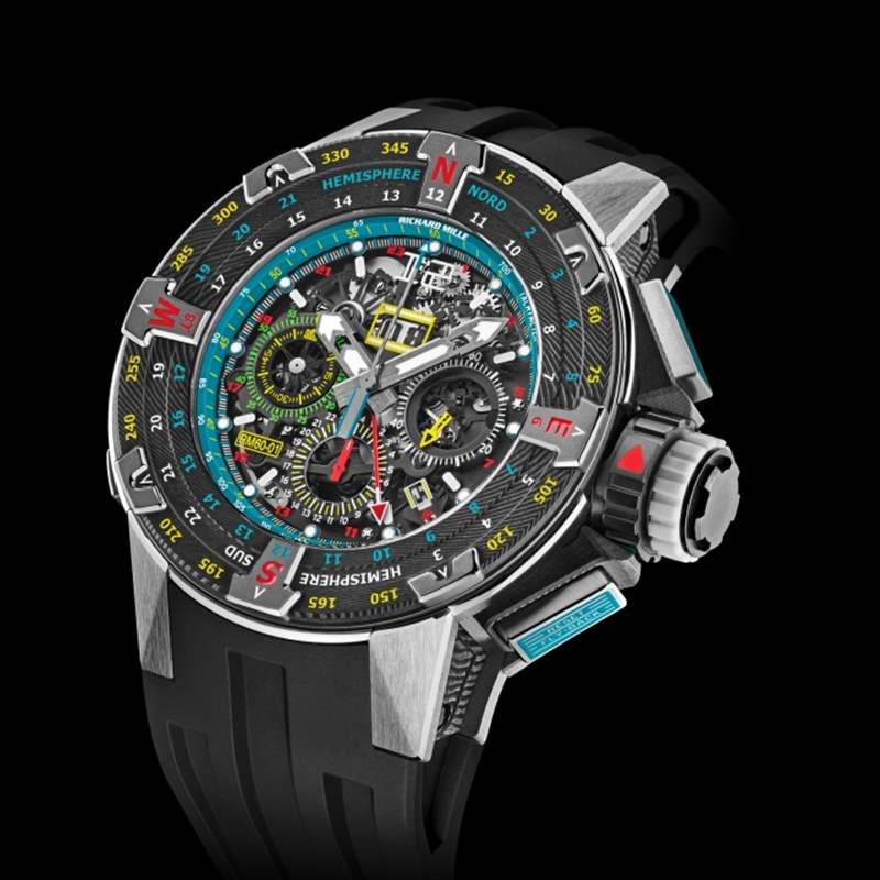 2021最新理查德Richard Mille RM60-01 Les Voiles de St Barth的航海藍調-復刻表