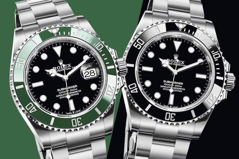 Rolex Submariner勞力士黑水鬼、綠水鬼-復刻表