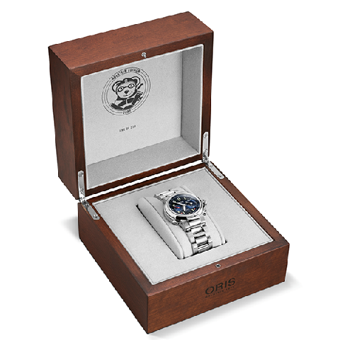 實用功能的驚喜復(fù)刻！ORIS H?lstein限量款重現(xiàn)Full Steel Worldtimer-復(fù)刻表