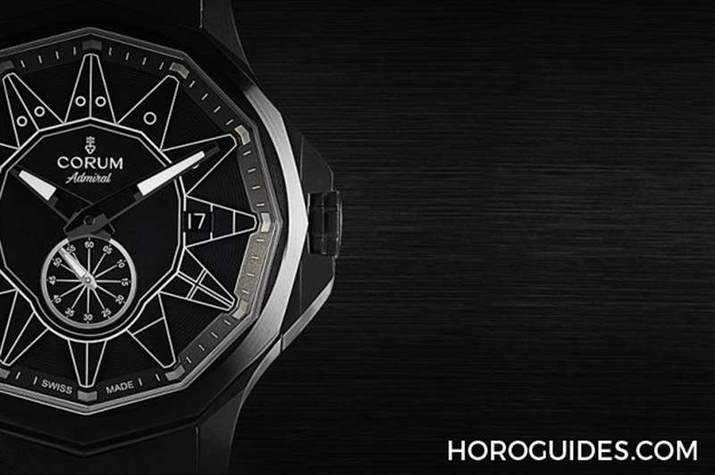 黑潮涌現(xiàn)，五色齊發(fā)｜Corum Admiral 42 Automatic Full Black-復(fù)刻表