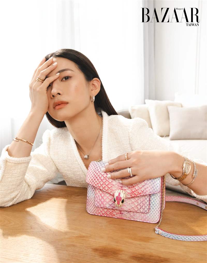 最美主播轉戰演藝圈，趙岱新化身寶格麗Serpenti女神展演百變時尚風格-復刻表
