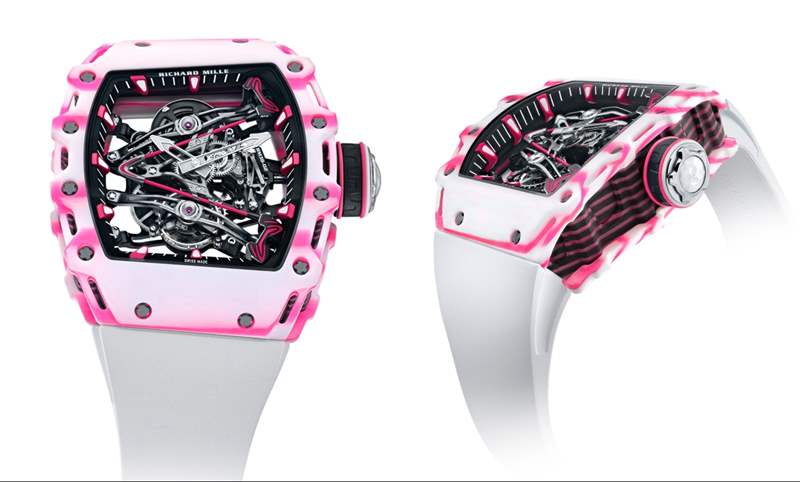 這樣一只粉紅色的Richard Mille腕表｜RM38-02 Bubba Watson陀飛輪-復(fù)刻表
