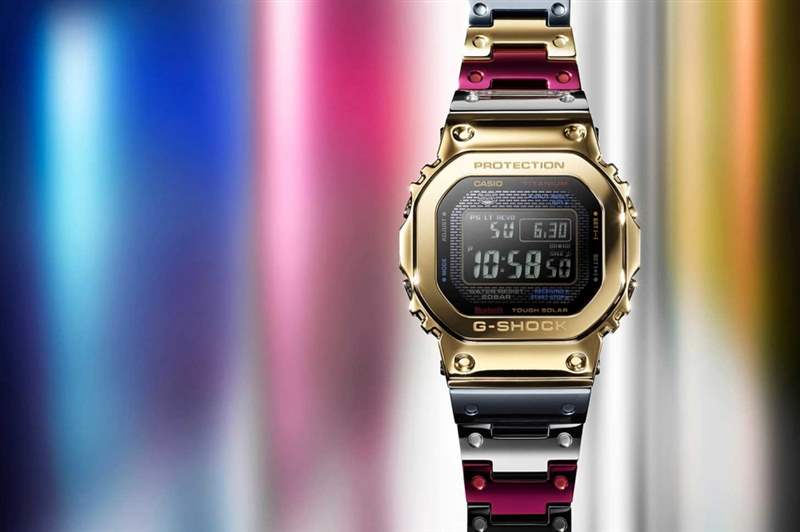 Casio全新G-Shock GMW-B5000TR-9登場｜混色鈦合金鏈帶極搶鏡-復(fù)刻表