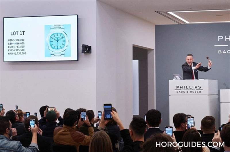 百達翡麗5711 Tiffany Blue,成交價臺幣1億8000萬、港幣5000萬-復刻表