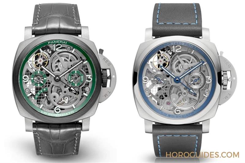 華麗撞色！紅金殼配鍍藍面｜Panerai Luminor陀飛輪兩地時間紅金腕表-PAM01060-復刻表