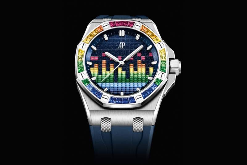 Audemars Piguet愛(ài)彼最新Royal Oak Offshore Selfwinding Music Edition｜大膽將腕表化作Equalizer-復(fù)刻表