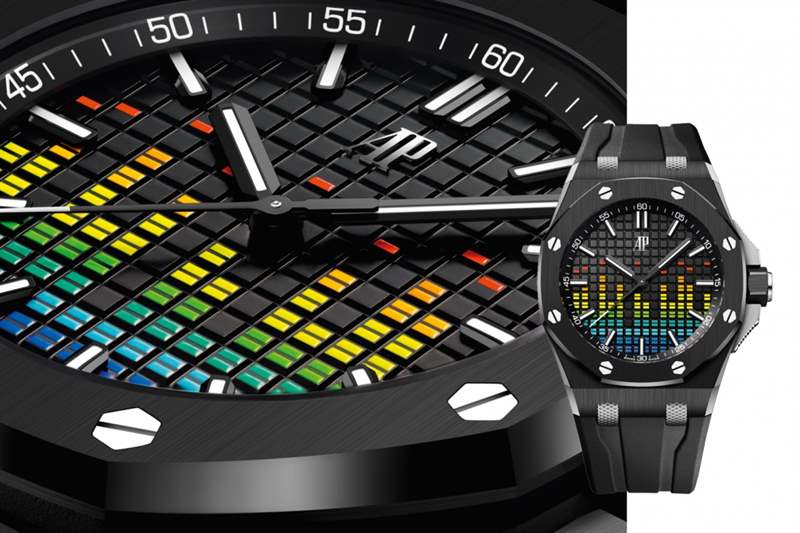 Audemars Piguet愛(ài)彼最新Royal Oak Offshore Selfwinding Music Edition｜大膽將腕表化作Equalizer-復(fù)刻表