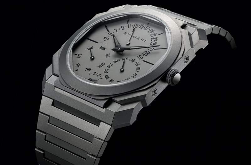 BVLGARI Octo Finissimo 2021年帶來超薄萬年歷與安藤忠雄聯(lián)乘!極繁與極簡的一體兩面-復(fù)刻表