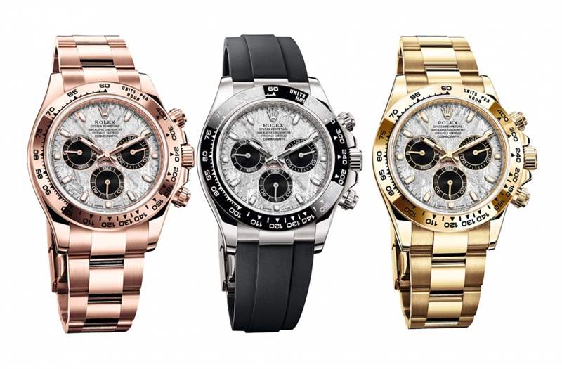 2021勞力士新表｜勞力士Rolex最新迪通拿Daytona配上罕見隕石面-復刻表