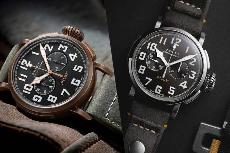 經典飛行表｜5款人氣真力時Zenith Pilot Type 20手表推介-復刻表