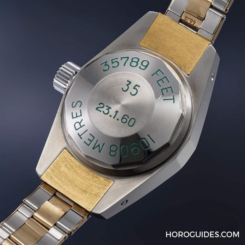 罕見元祖級勞力士「Deep Sea Special」現身11月富藝斯拍賣會-復刻表