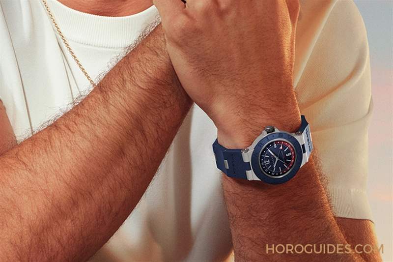 藍紅配色！自由穿梭24時區的帥氣｜BVLGARI Aluminium GMT腕表-復刻表