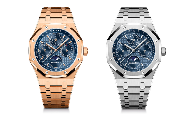 再添新藍面！愛彼皇家橡樹萬年歷腕表-復刻表