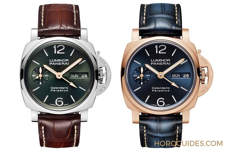 破天荒頭一回！以專利鉑金與紅金入作，Panerai首次推出萬年歷腕表-復(fù)刻表