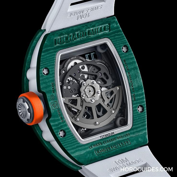 以賽事識別配色入作！第八款Richard Mille RM 029利曼經(jīng)典賽腕表亮相-復(fù)刻表
