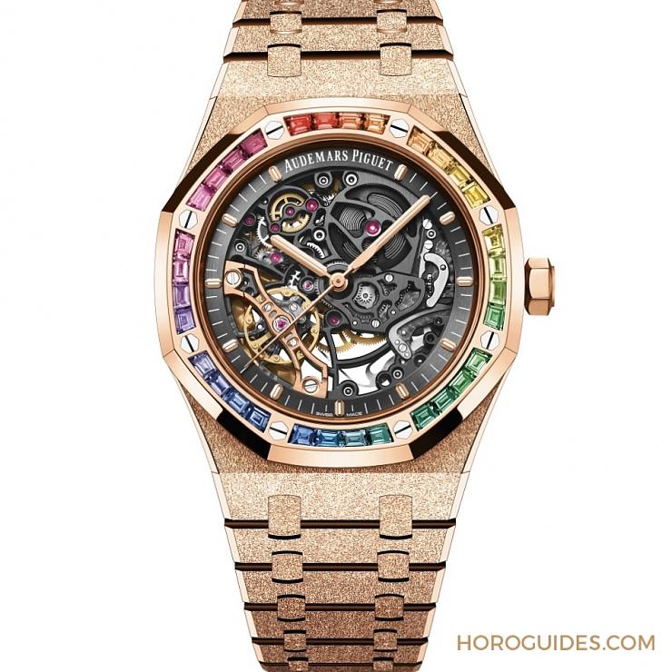 紫水晶圈！霜金彩虹圈！這是愛(ài)彼皇家橡樹表系里的盛世美顏-復(fù)刻表