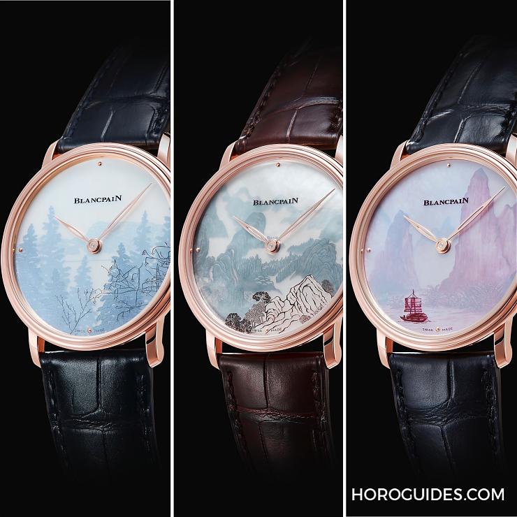 表盤薄如蟬翼,3D山水空靈如斯|臺(tái)灣限定!Blancpain大藝術(shù)家系列珍珠母貝剪影浮雕腕表-復(fù)刻表