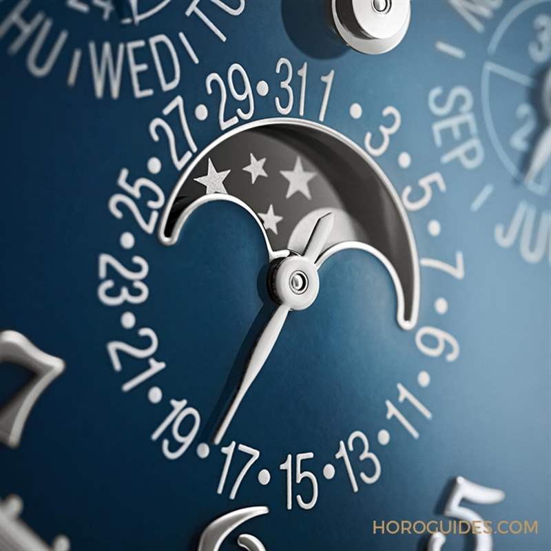 視聽都是極致饗宴！百達(dá)翡麗5374G三問萬年歷，「教堂鐘聲」配藍(lán)色大明火琺瑯表面-復(fù)刻表