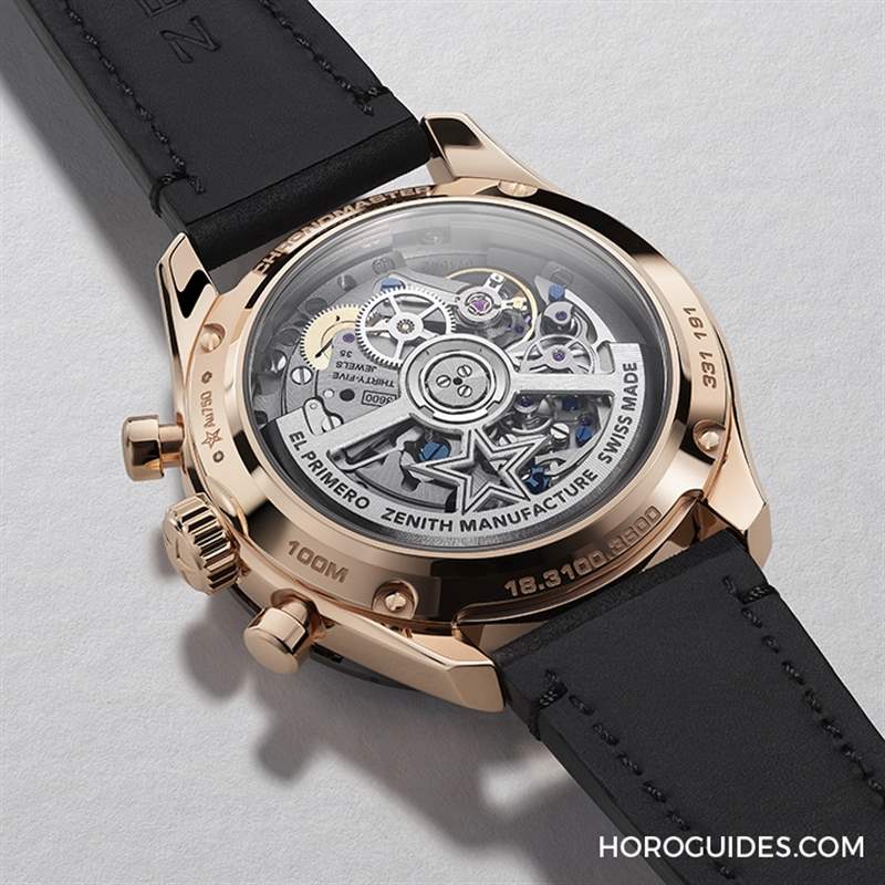 金色優(yōu)雅運(yùn)動風(fēng)｜ZENITH Chronomaster Sport系列新添玫瑰金款式-復(fù)刻表
