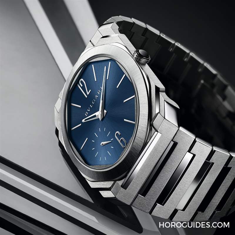 這樣的喀什米爾藍(lán)面,美絕了!BVLGARI Octo Finissimo超薄自動上鏈精鋼腕表-復(fù)刻表