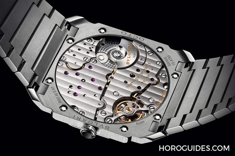 這樣的喀什米爾藍(lán)面,美絕了!BVLGARI Octo Finissimo超薄自動上鏈精鋼腕表-復(fù)刻表