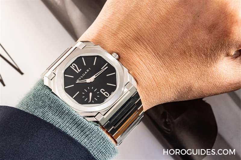 這樣的喀什米爾藍(lán)面,美絕了!BVLGARI Octo Finissimo超薄自動上鏈精鋼腕表-復(fù)刻表