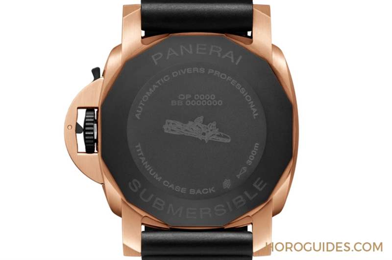 紅金+碳纖維同步現(xiàn)身|沛納海Submersible Goldtech? Orocarbo 44mm-PAM01070-復(fù)刻表