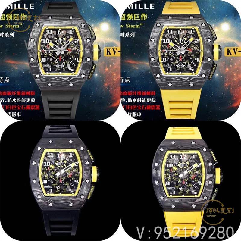 KV廠理查德米勒rm011復(fù)刻做工怎么樣-復(fù)刻表