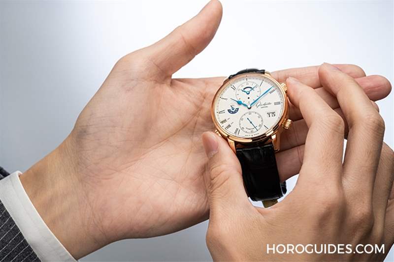 功能最強操作最直覺!格拉蘇蒂原創(chuàng)Senator Cosmopolite午夜藍時區(qū)表-復(fù)刻表