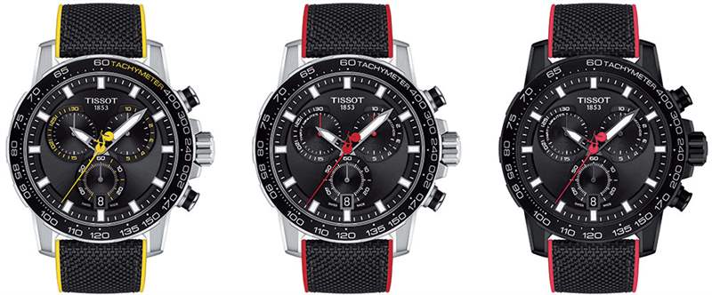 天梭超級運動計時特別版,騎行激情-復刻表