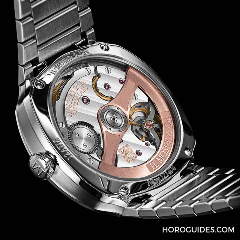 從煙熏綠開(kāi)始延伸｜H. MOSER & CIE 運(yùn)動(dòng)表系列Streamliner首款大三針腕表-復(fù)刻表
