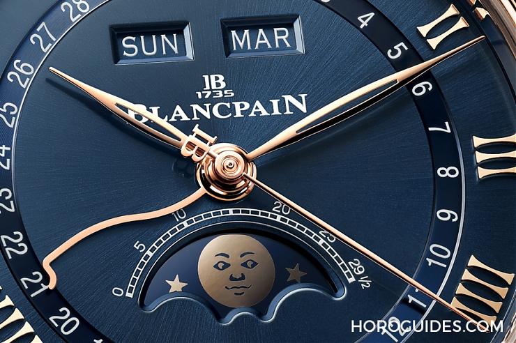 一身斯文下的獨門本事｜寶珀Villeret午夜藍全日歷月相與超薄腕表-復刻表