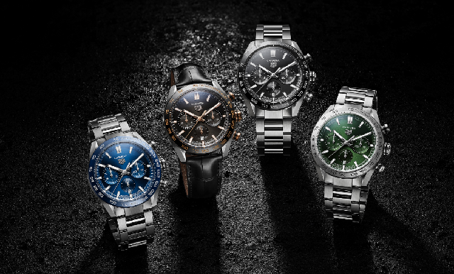 泰格豪雅TAG HEUER Carrera再出力作，現(xiàn)代風多彩面盤志慶品牌周年-復刻表