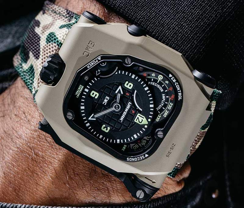 宇舶大爆炸整體陶瓷-URWERK EMC 時間獵人沙漠鼠尾草-復(fù)刻表