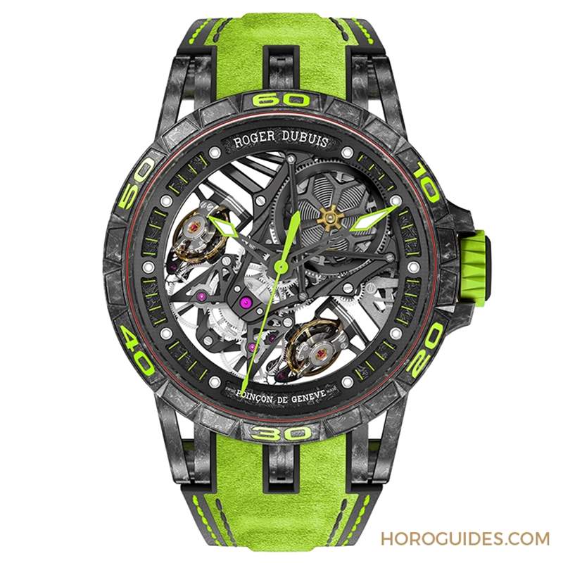 Lamborghini超級跑車魂注入！Roger Dubuis超級訂制表Excalibur Essenza SCV12桀驁現(xiàn)身-復(fù)刻表