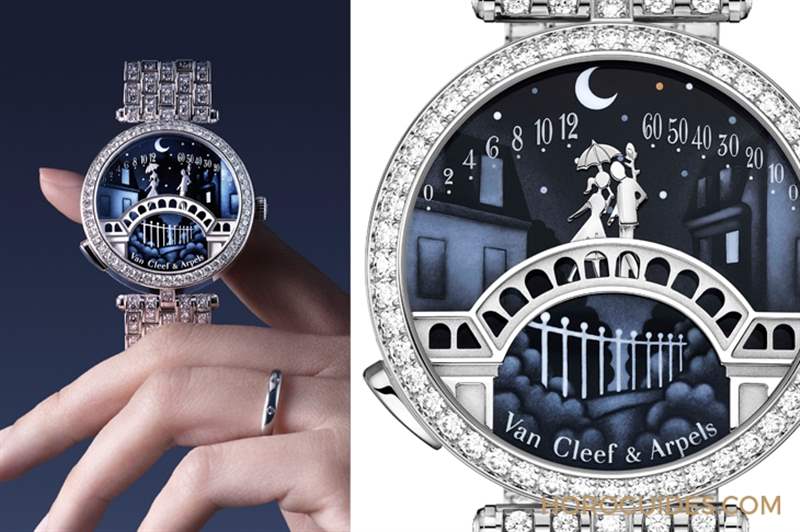 12點，巴黎戀人橋上見｜梵克雅寶為男士打造Midnight Pont des Amoureux腕表-復刻表