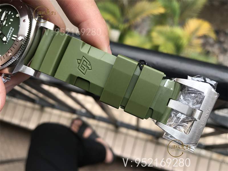 VS廠沛納海pam1055綠?；陱涂套龉ぴ趺礃?別具一格的軍綠色-復刻表