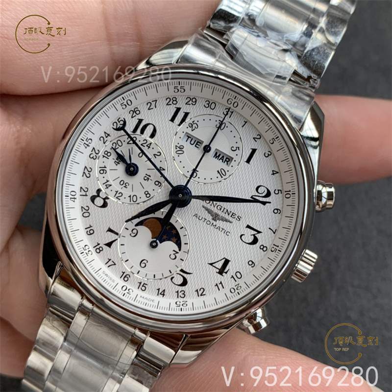 3M廠浪琴名匠月相八針復(fù)刻表對比tw廠、gs廠、jf廠那個好-復(fù)刻表