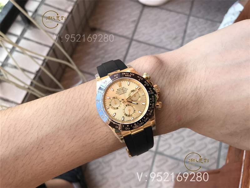 N廠勞力士迪通拿m116518ln間金膠帶復(fù)刻表做工怎么樣,內(nèi)附實(shí)拍圖-復(fù)刻表